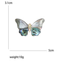 Natural Mother Of Pearl Butterfly Brooch Shell Lapel Pin view 5