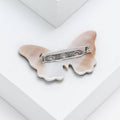 Natural Mother Of Pearl Butterfly Brooch Shell Lapel Pin view 4