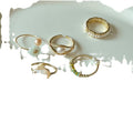 New Chinese Style Copper Rabbit Drip Oil Open Ring For Women Geometric Line Index Finger Jewelry view 5