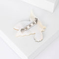 Alloy And Natural Mother Of Pearl Bird Brooch For Apparel view 4