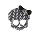 Alloy Pearl Skull Brooch Pin For Halloween Costume Accessories view 5