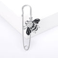 Alloy Enamel Bee Safety Brooch Pin For Clothing Fastening view 6