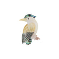 Natural Mother Of Pearl Parrot Brooch Pin For Animal Jewelry view 4