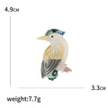 Natural Mother Of Pearl Parrot Brooch Pin For Animal Jewelry view 5