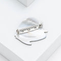 Natural Shell Tropical Fish Brooch Pin For Fashion Garment Decoration view 4