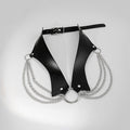 Punk Metal Waist Chain Curved Multilayer O Ring Pants Chain Belt For Skirts And Pants view 2