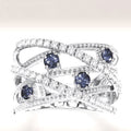 European Creative Cross Ring For Women, New Micro Pave Zircon Finger Jewelry For Dropshipping view 1