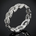 European American Twisted Cuban Ring For Men, Hip Hop Vintage Niche Index Finger Accessory view 2