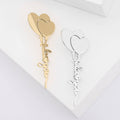 Stainless Steel Heart Balloon Brooch Anti Exposure Clothing Pin view 1
