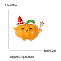 Alloy Enamel Pumpkin Brooch Pin For Halloween Clothing Accessories view 5