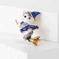 Cute Enamel Alloy Cat Brooch For Fashion Garment Decoration view 3