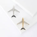 Alloy Rhinestone Airplane Brooch Pin For Men's Suit Accessories view 1