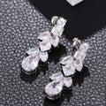 Iceberg Style Transparent Fairy Earrings Luxury Bridal Wedding Gown Evening Dress Accessories view 4