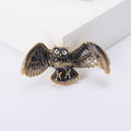 Alloy Enamel Owl Brooch Pin For Suit Lapel Decoration view 6