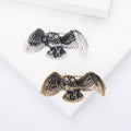 Alloy Enamel Owl Brooch Pin For Suit Lapel Decoration view 1