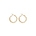 Korean Style Irregular Alloy Hoop Earrings With Silver Needles, Minimalist Geometric Fashion Jewelry view 5