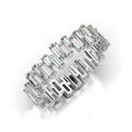 Trendy Hollow Row Zircon Ring For Women, Sweet Birthday Gift Heavy Craft Statement Jewelry view 1