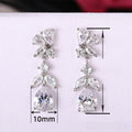 Korean Japanese Light Luxury Long Wisteria Flower Stud Earrings For Elegant Party Jewelry view 5