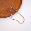 Korean Japanese Dopamine Shell Pearl Necklace Handmade Beaded Butterfly Gradient Heart Chain view 4
