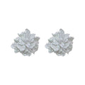 Acrylic Flower Stud Earrings Forest Style Fresh Elegant Niche Floral Ear Jewelry for Women view 5