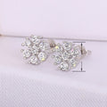 European French Elegant Flower Stud Earrings Korean Dongdaemun Small Daily Commuter Ear Jewelry view 5