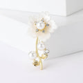 Alloy Flower Brooch Pin For Women's Summer Clothing Decoration view 6
