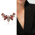 Alloy Crystal Glass Brooch Pin For Coats Cardigans And Suits view 2