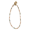 Dopamine Seed Bead Faux Pearl Cylinder Beaded Necklace Geometric Chic Clavicle Choker For Women view 3