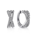 Unisex Cross Ear Cuff Earrings Cool Minimalist Hip Hop Street Style Fashion Ear Jewelry view 2