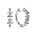 New Fashion Imitation Moissanite Ear Cuffs, Copper Inlaid Zircon Earrings For Women view 2