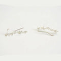 Korean Fashion Minimalist Star Shape Ear Cuffs Creative Five Point Star Stud Earrings For Women Students view 4