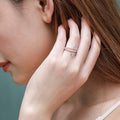 Light Luxury Butterfly Ring For Women, Three Layer Korean Closed Index Finger Jewelry view 3