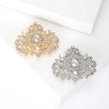 Alloy Rhinestone Palace Style Brooch Pin For Clothing Fastening Decoration view 4