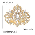 Alloy Rhinestone Palace Style Brooch Pin For Clothing Fastening Decoration view 6