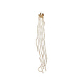Korean Minimalist Alloy Irregular C Shape Chain Long Tassel Clip-on Earrings view 5