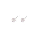 Elegant Translucent Acrylic Camellia Flower Studs With Silver Needle 3D Petal Aurora Cute Earrings view 5