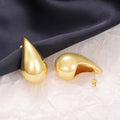 Fashion OL Smooth Large Water Drop Earrings For Women, Simple European Style Jewelry view 3