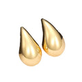 Fashion OL Smooth Large Water Drop Earrings For Women, Simple European Style Jewelry view 5