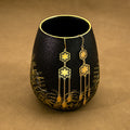 Vintage Palace Style Gold Alloy Heart And Flower Long Tassel Bridal Drop Dangle Elegant Earrings view 2
