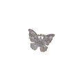 Luxury Zircon Butterfly Open Ring For Women view 5