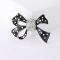 Alloy Enamel Bow Brooch Pin For Coat Clothing Accessories view 3