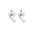 Halloween Skull Pumpkin Witch Acrylic Drop Earrings For Women Creative Spooky Party Statement Earrings view 5