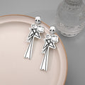 Halloween Skull Pumpkin Witch Acrylic Drop Earrings For Women Creative Spooky Party Statement Earrings view 4