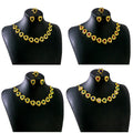 European Vintage Court Style Heart Jewelry Set With Statement Ring And Luxury Banquet Necklace view 1