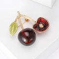 Alloy Enamel Cherry Brooch Pin For Cute Fashion Accessories view 3