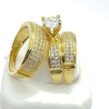European American Fashion Couple Ring Set Wedding Rings For Lovers Birthday Holiday Gift Jewelry view 4