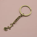 Metal Gecko Shape Keychain Bag Charm Gift view 6