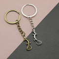 Metal Gecko Shape Keychain Bag Charm Gift view 1