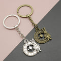 Zinc Alloy Rabbit Clock Keychain Cute Bag Charm Gift view 1