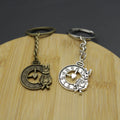 Zinc Alloy Rabbit Clock Keychain Cute Bag Charm Gift view 3